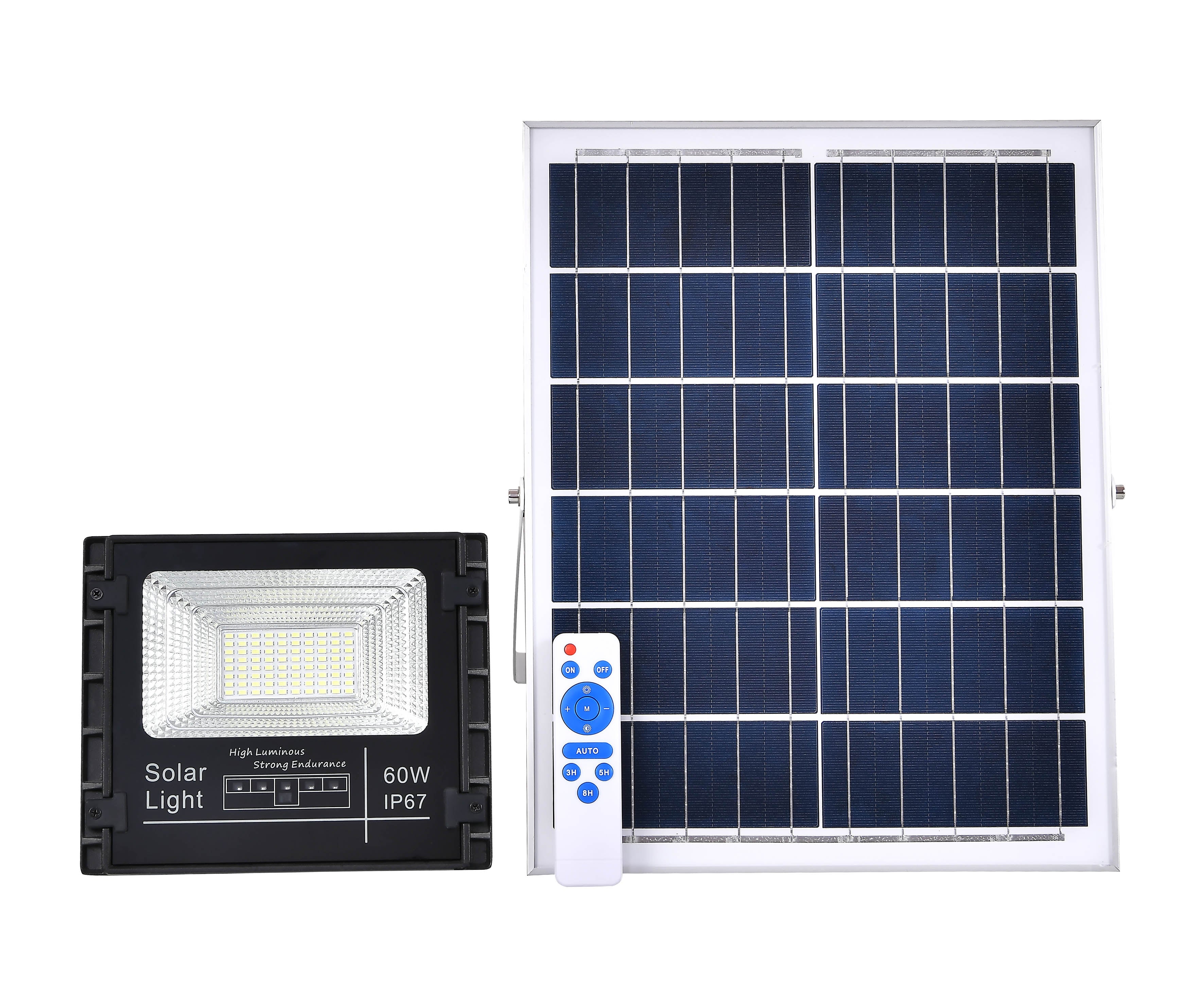 Wholesle LiFePO4 Solar Flood Lights: 20-24H Runtime, Remote + Motion Sensor