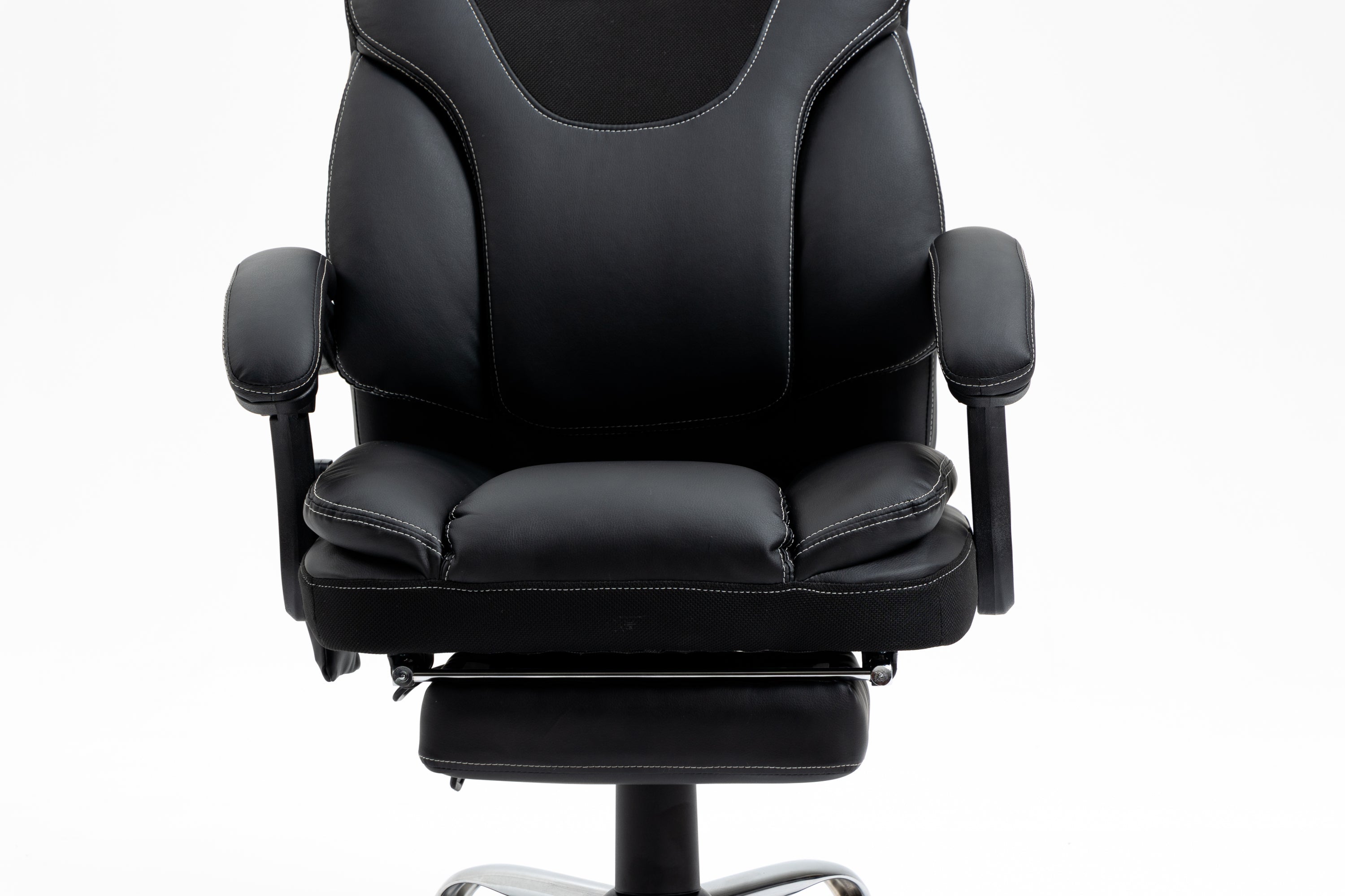 Ergonomic Massage Reclining Office Chair with Footrest, 300 lbs