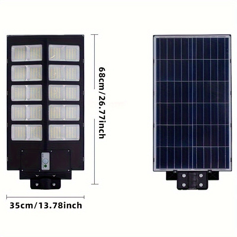 25Ah 3.2V 800pcs Super Bright LED Beads Solar Street Lights Outdoor with Remote