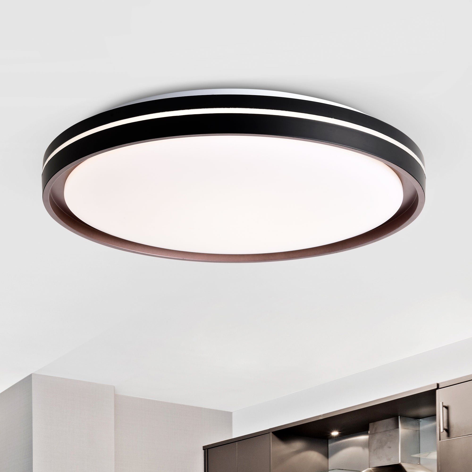 15.75 in LED Ceiling Light Fixture 24W, 2400LM, 5 CCT Colors