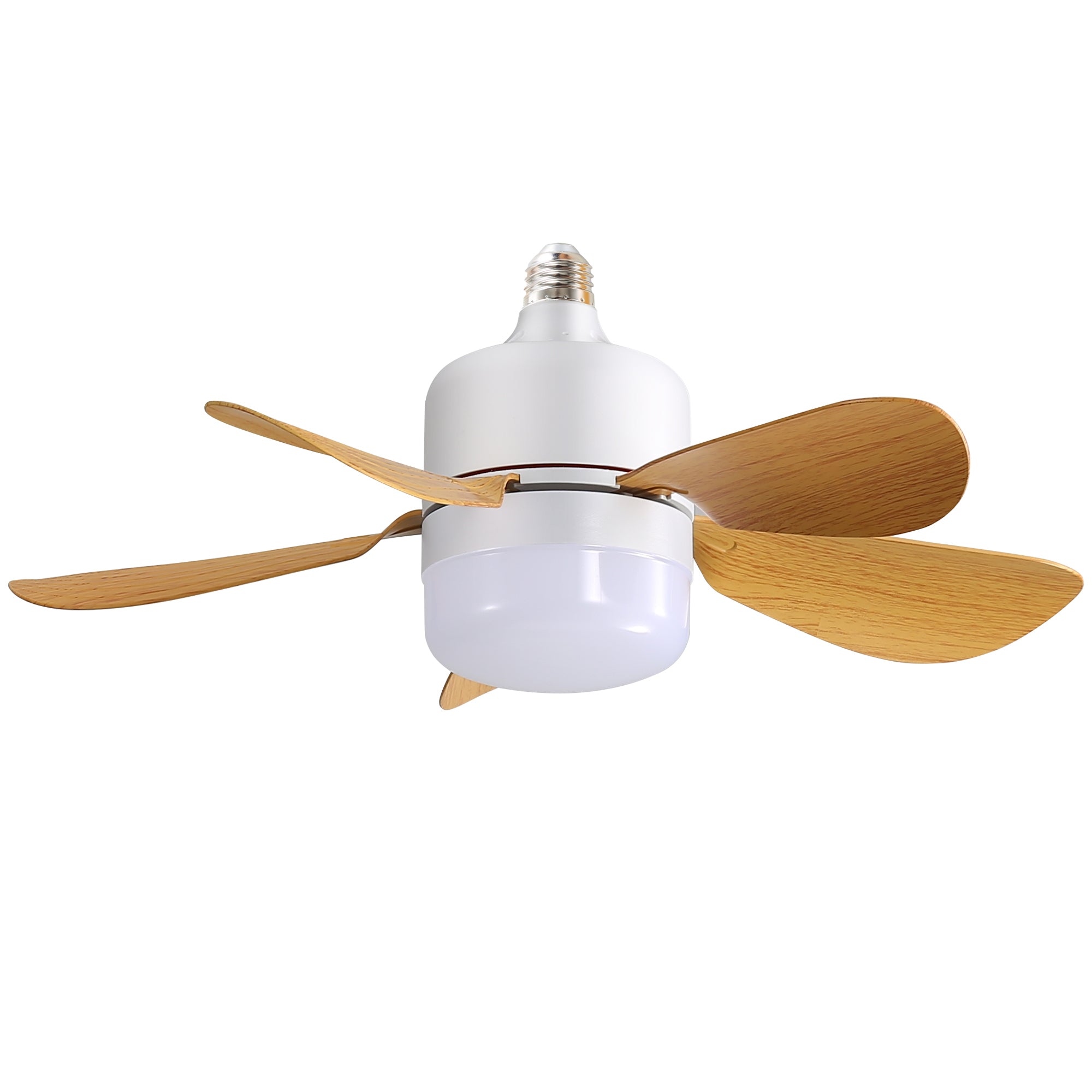 16 Inch Socket Ceiling Fans with Dimmable LED Light