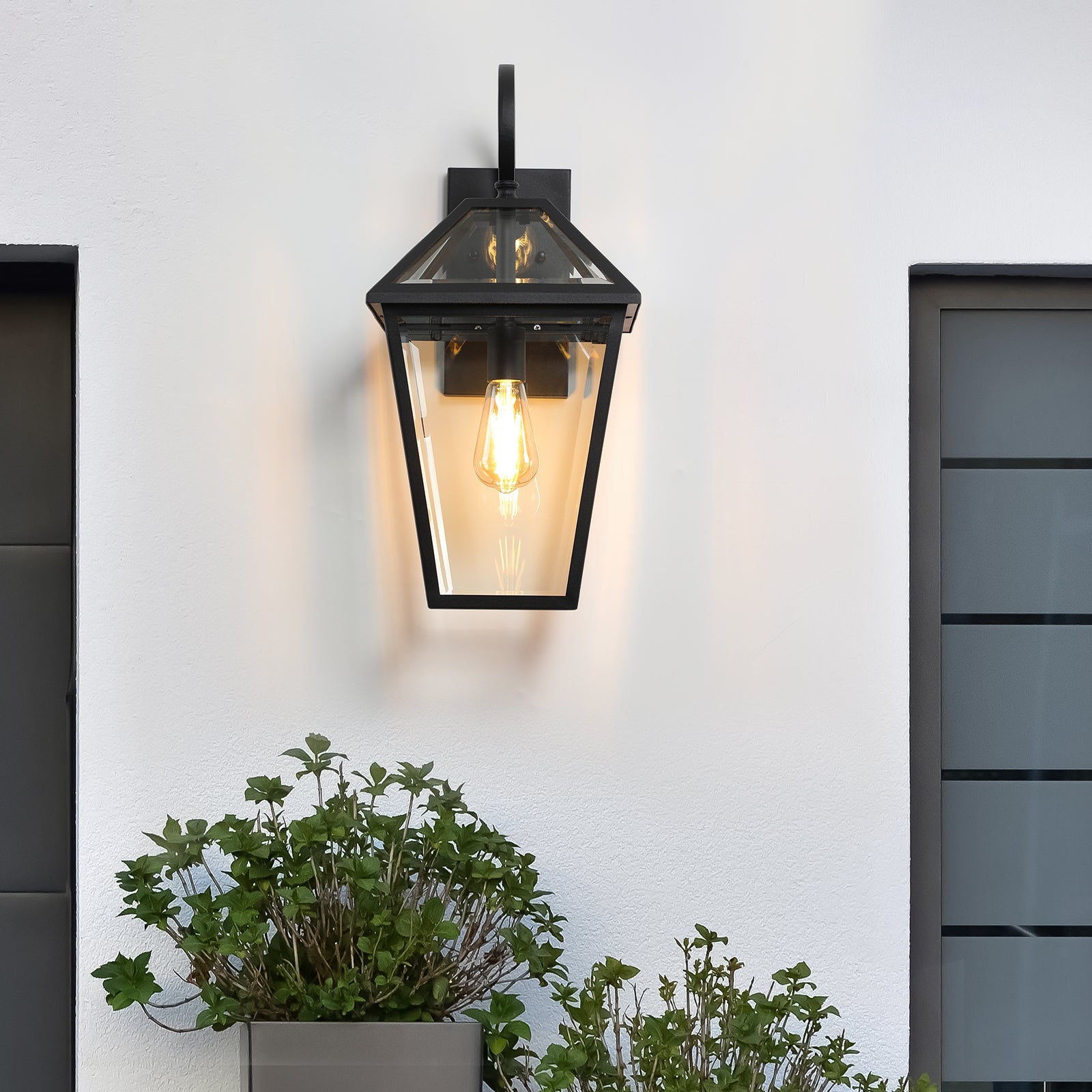 Modern Outdoor Waterproof Wall Lamp Supports multiple types of light bulbs