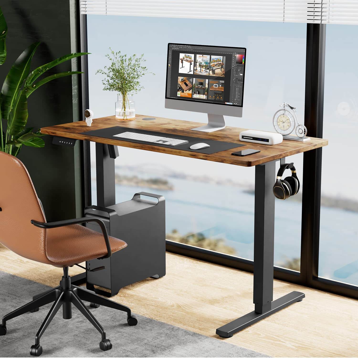 40'' x 24" Ergonomic Electric Height Adjustable Standing Desk