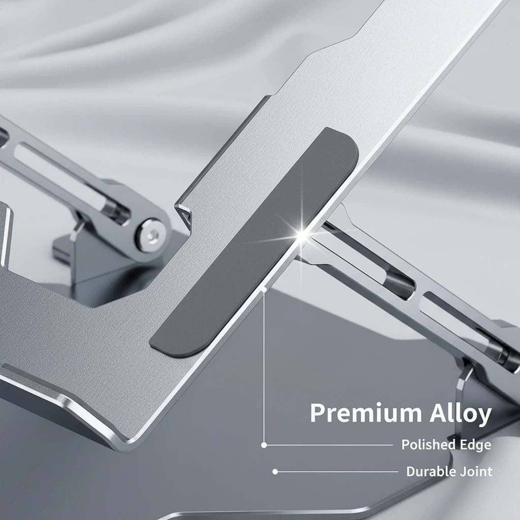 Rackora Ergo Laptop Stand Elite Edition - Premium Ergonomic Design (Universal Compatibility)