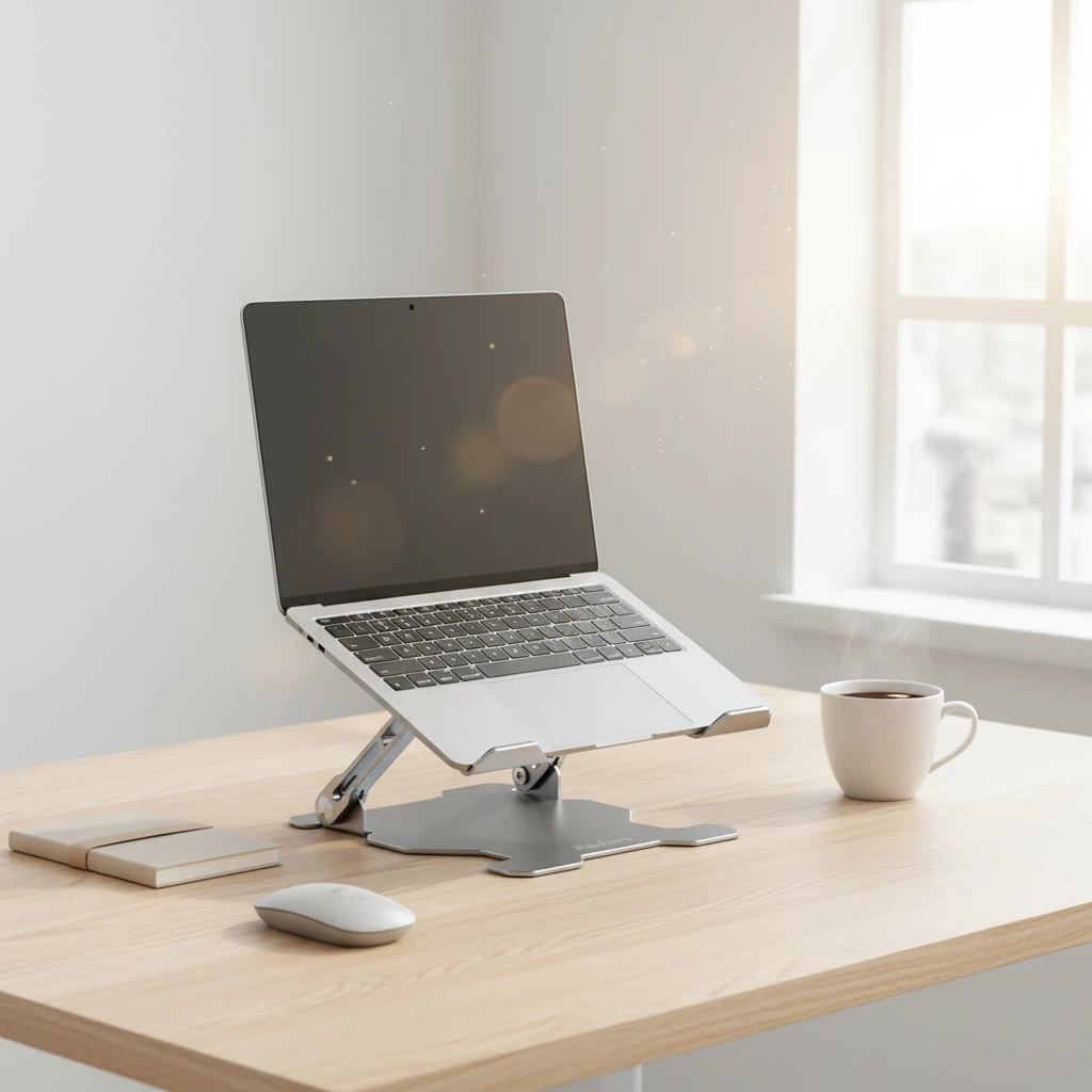 Rackora Ergo Laptop Stand Elite Edition - Premium Ergonomic Design (Universal Compatibility)