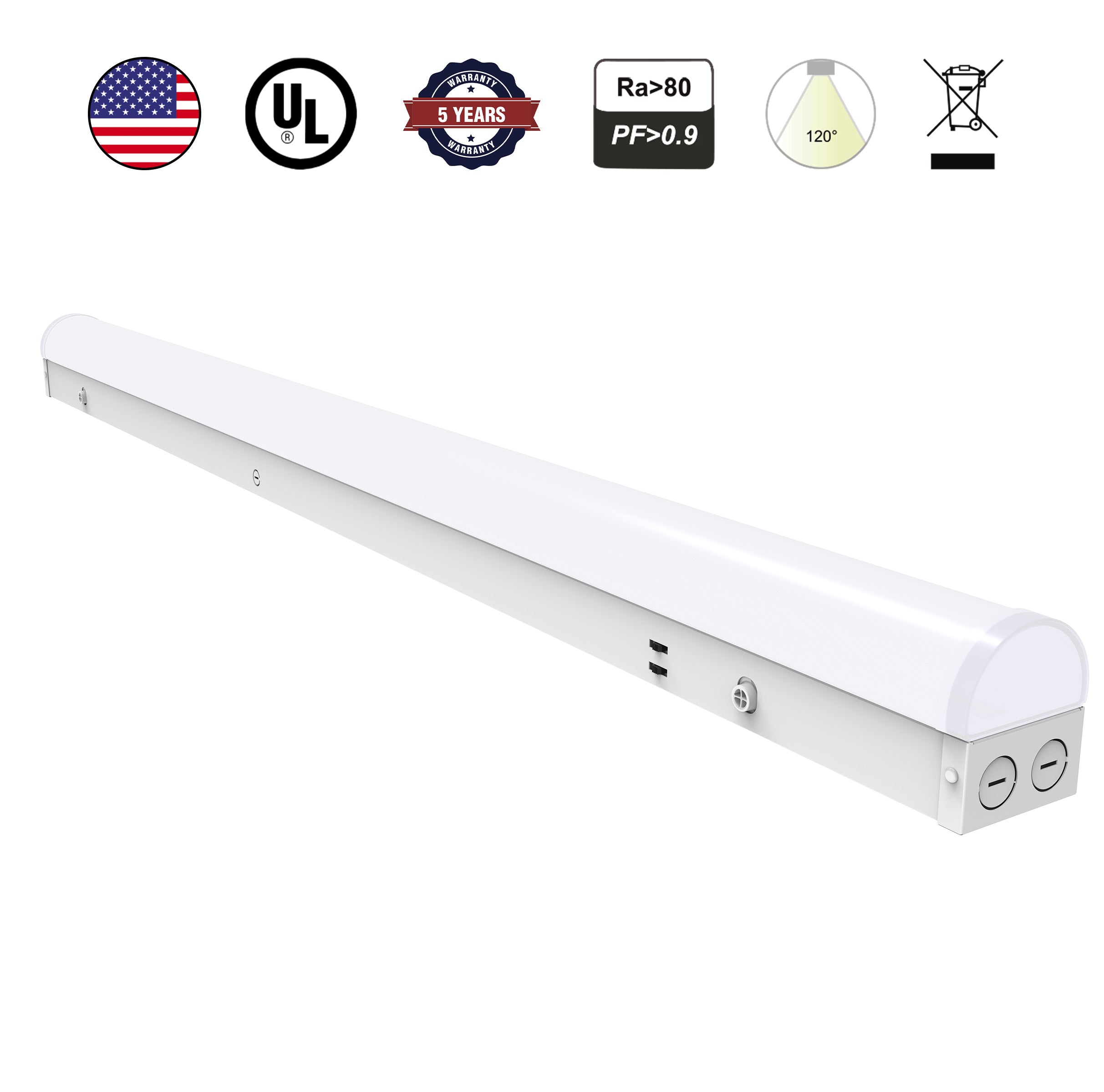 4FT Linear Strip Light – High-Efficiency & Selectable Wattage (10W-100W) for Commercial & Industrial Use