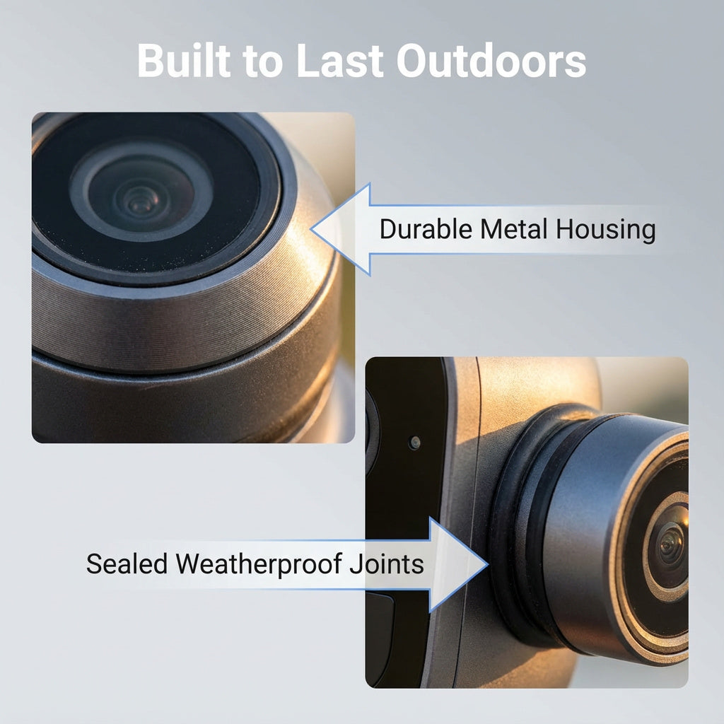 Großhandels-Solar-Überwachungskamera mit drei Objektiven, 6 MP HD, KI-Personenerkennung, 15-Tage-Akku