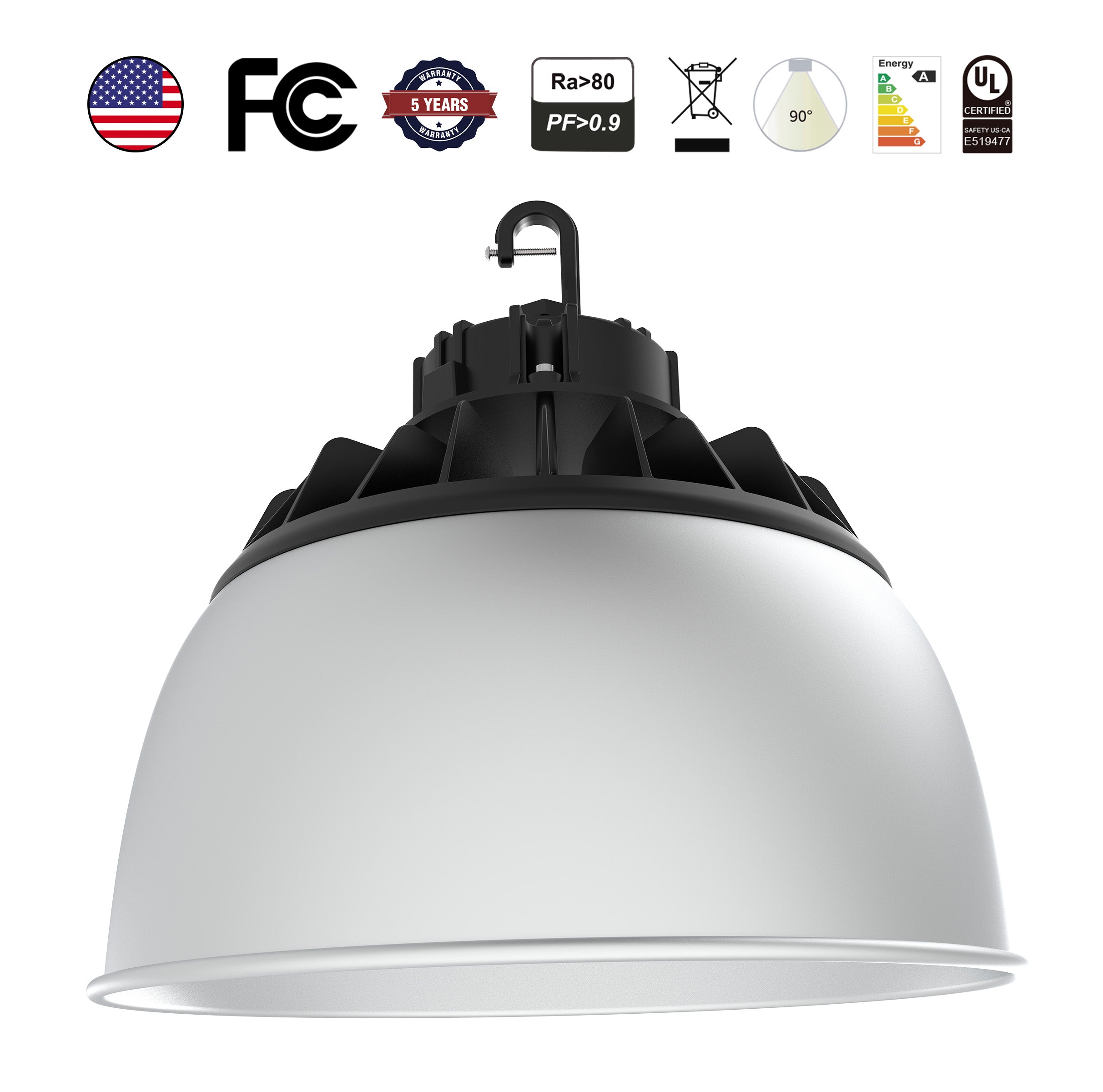 Dimmable High Bay Light 240/200/150WTunable - Selectable 3500K/4000K/5000K CCT