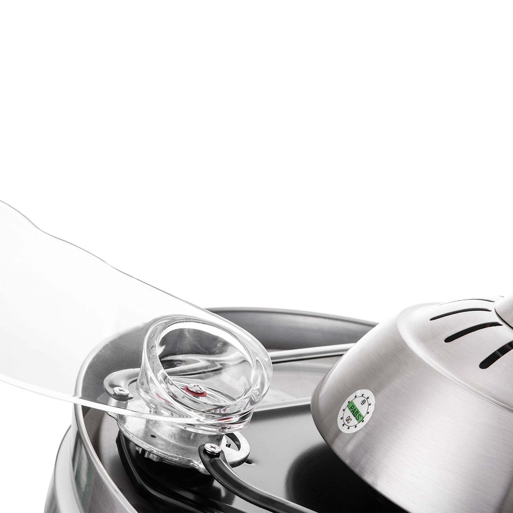 Ventilador de techo retráctil de 42 pulgadas con control remoto y luz LED