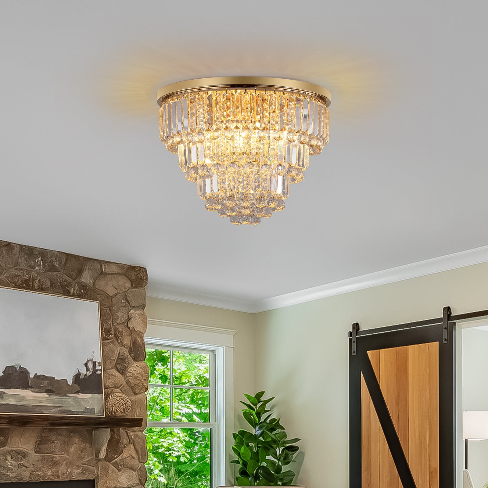 K9 Crystal Gold luxury modern style chandeliers