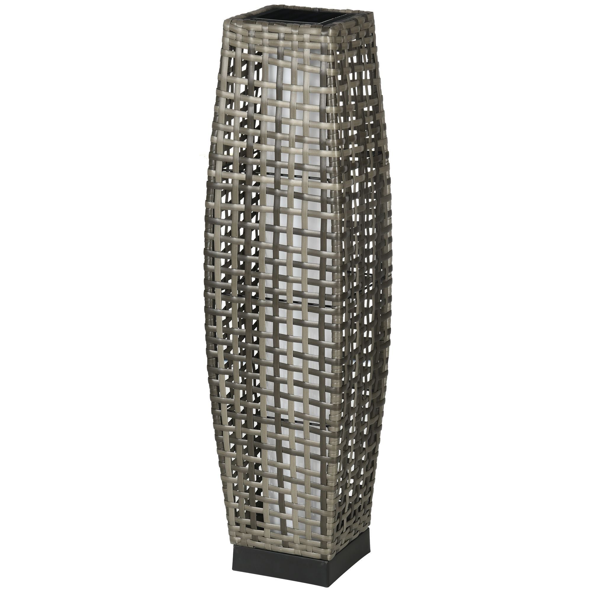 Solar Floor Lamp - 30.75" Outdoor Garden Pathway Light with Auto On/Off LED for Porch & Yard