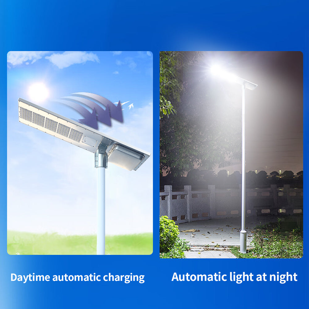 40W 100AH High-endurance smart solar street lights Aluminum alloy