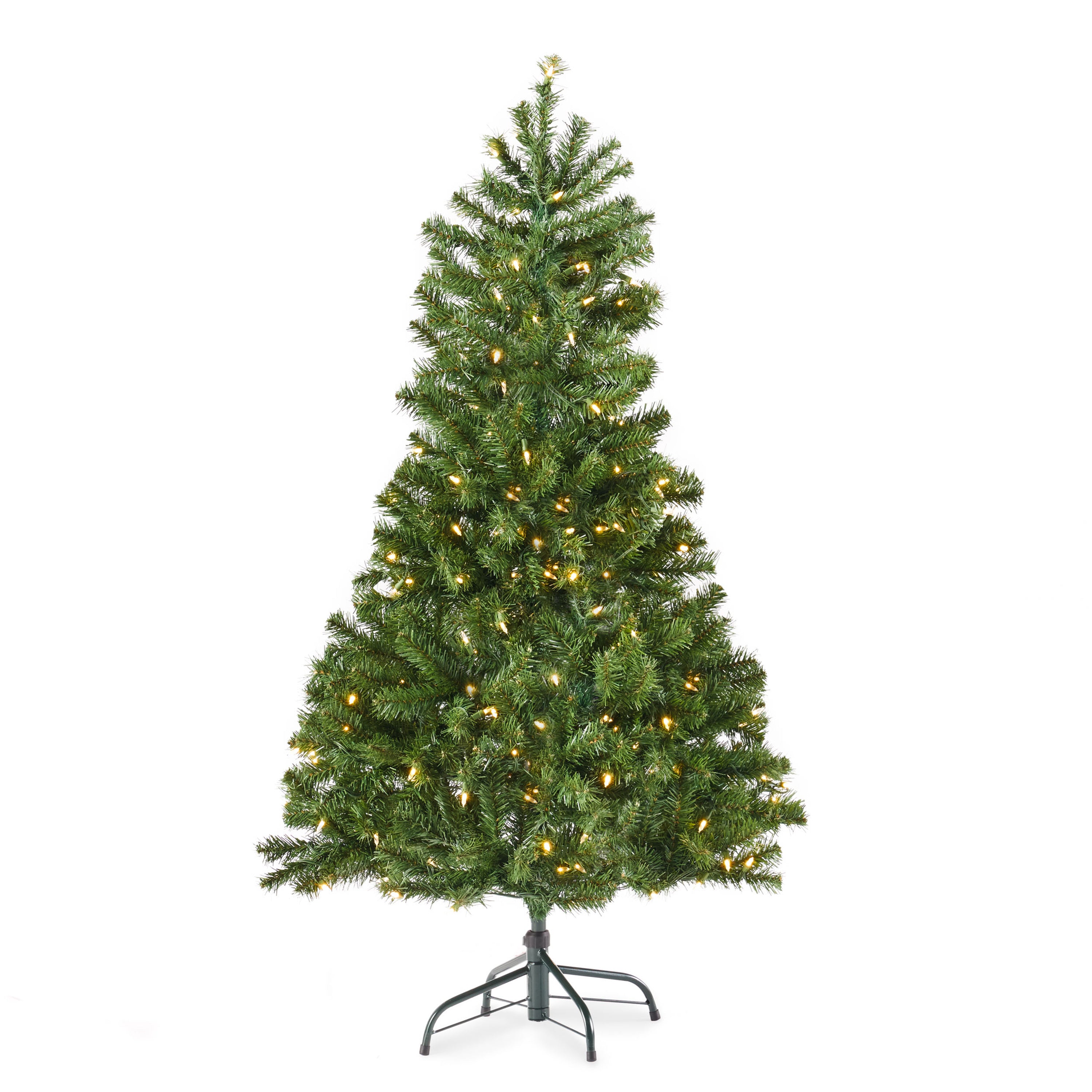 4.5' Hinged Tree with 200 Clear Lights-UL