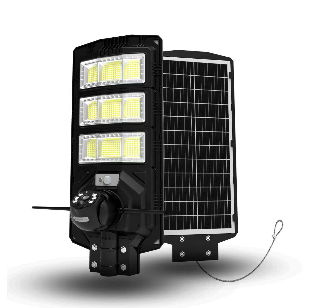 WiFi/4G Solar street lights with 6 million ball camera