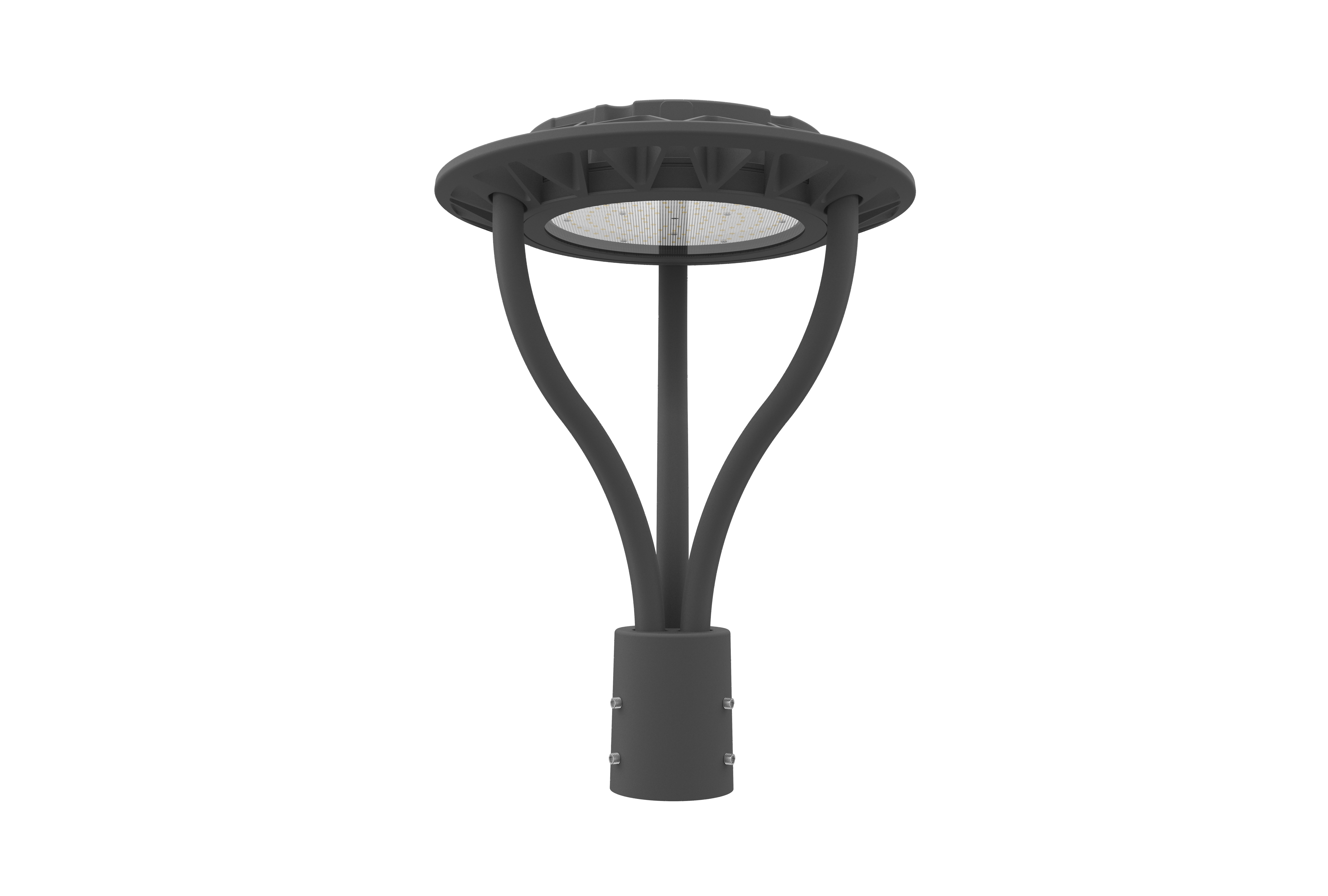LED Post Top Light – 150W/100W/70W Selectable, Dimmable, High-Efficiency Outdoor Lighting
